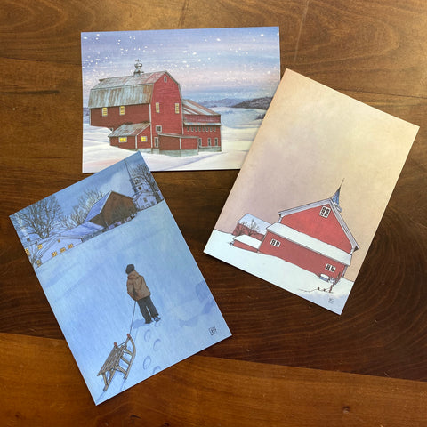 3 Pack Braley Holiday Card - Winter Home