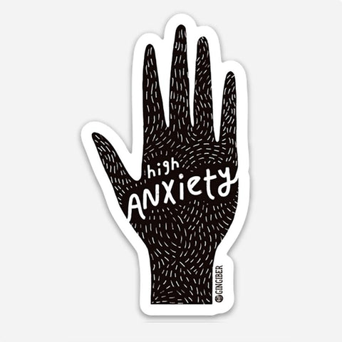 Gingiber High Anxiety Sticker