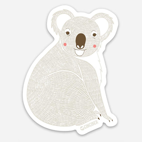 Gingiber Koala Sticker