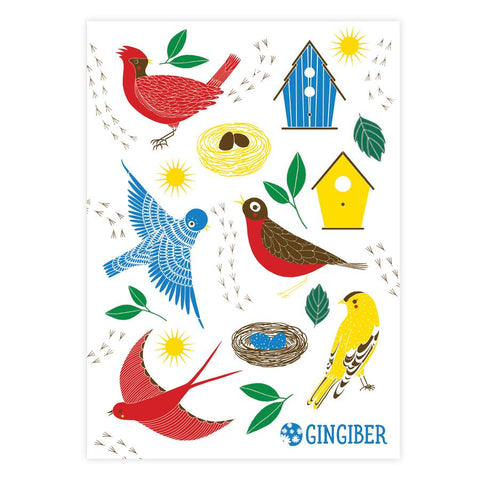 Gingiber Birdie Sticker Sheet