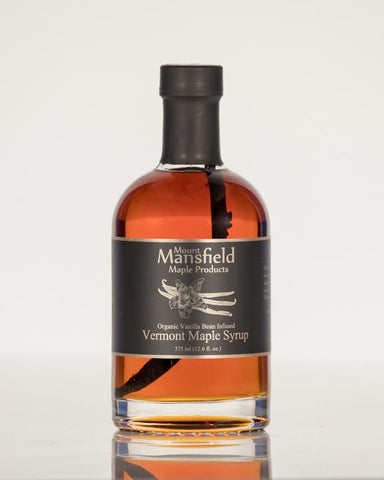 Mount Mansfield Vermont Vanilla Bean Infused Maple Syrup